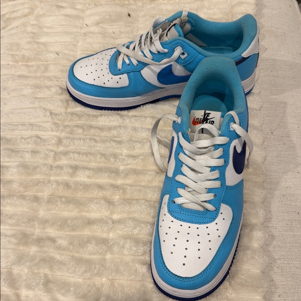 Nike Mens Sky Blue and White Sneakers